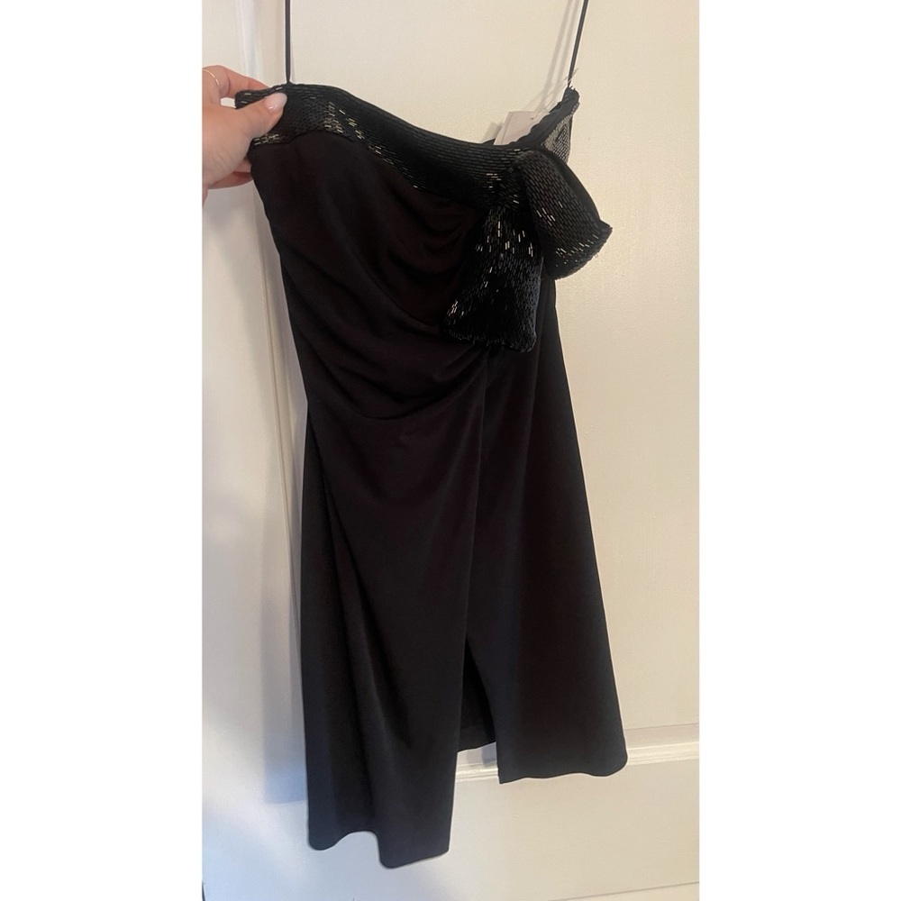 Jovani Strapless Top With Sequin Bow - image 3